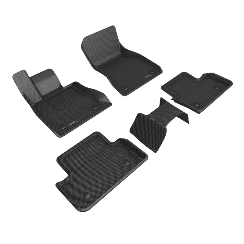 BMW I5 Floor Mats - 3D MAXpider - Kagu - Black - `23-`26